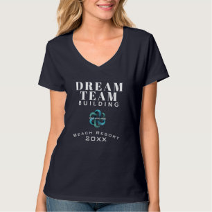 Dream Team Building Company Logo Employee T-Shirt