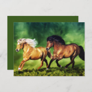 Dream Team-Icelandic Horses Postcard