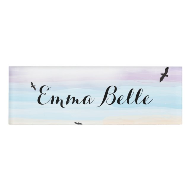 Dream ‘til the Horizon Name Tag (Front)
