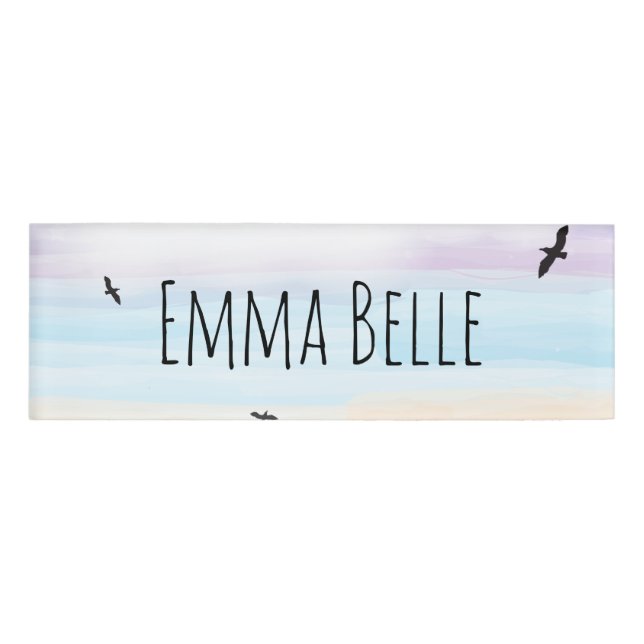 Dream ‘til the Horizon Name Tag (Front)