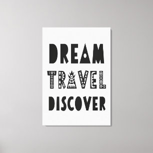 Dream Travel Canvas Print
