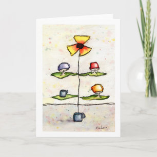 Dream Tree Watercolor Greeting Card