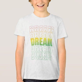 Dream Typography – Gradient Aesthetic Motivational Tri-Blend Shirt