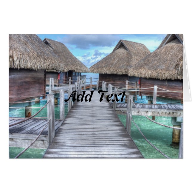 Dream Vacation Bora Bora Overwater Bungalows (Front Horizontal)