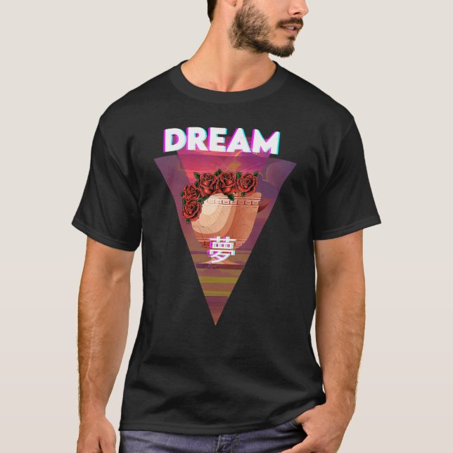 Dream Vaporwave Aesthetic Scuplture 90's Indie Sad T-Shirt (Front)