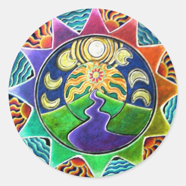 Dream Vision Mandala Sticker (Front)