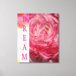 DREAM Watercolor Canvas Wrap Print