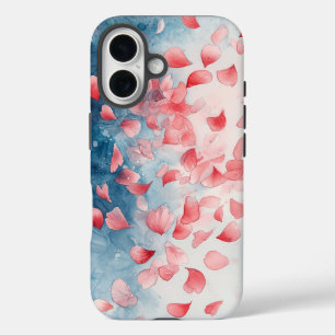 Dream Watercolor Falling Petals Floral Phone Case