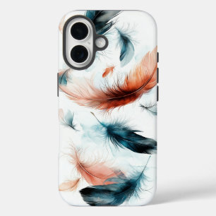 Dream Watercolor Feather Case