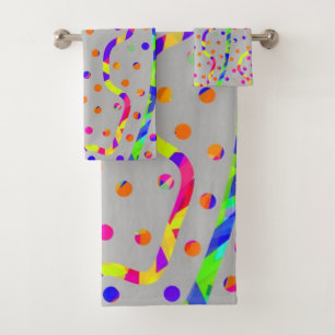 Dream Wave Festival - Rainbow Fiesta Bath Towel Set