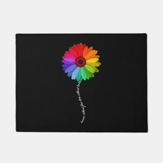 Dream Without Fear Love Without Limits Rainbow Doormat