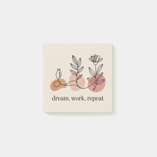 Dream. Work. Repeat Post-it Notes