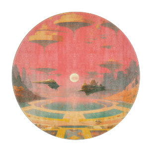 Dream World Cutting Board