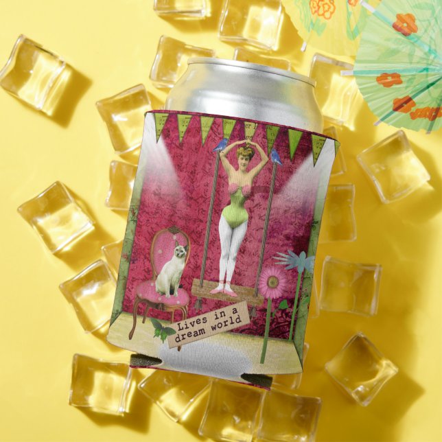 Dream World Vintage Funky Ballerina  Can Cooler (In Situ Summer)