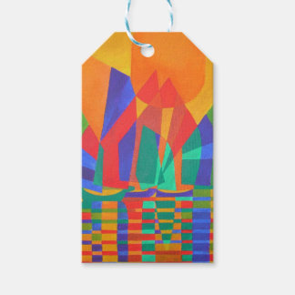 Dreamboat A Cubist Junk In Primary Colours Gift Tags