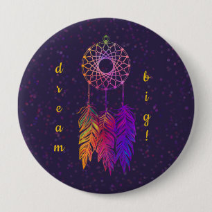 dreamcatcher - 10 cm round badge