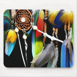 Dreamcatcher and Feathers Mouse Pad