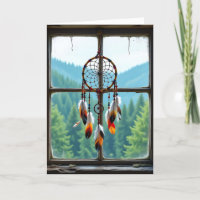 Dreamcatcher and Mountains | Happy Birthday