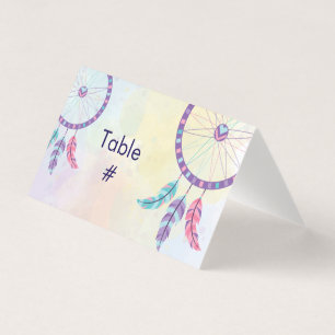 Dreamcatcher Birthday Celebration table number