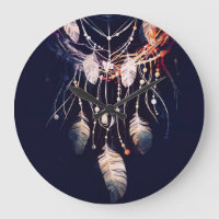 Dreamcatcher, branches, boho style, digital art.
