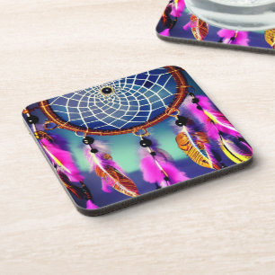Dreamcatcher Feathers  Coaster