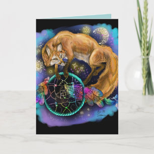 DreamCatcher Fox Card
