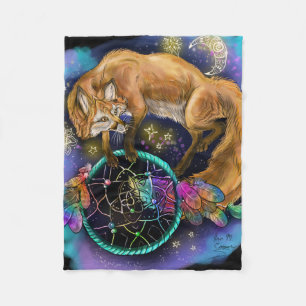 DreamCatcher Fox Fleece Blanket
