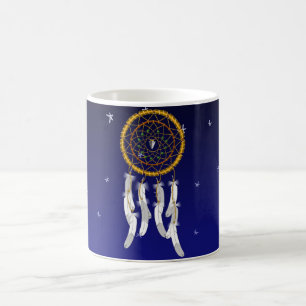Dreamcatcher--Green Turquoise Yoga Mat Coffee Mug
