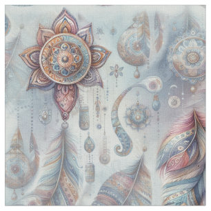 Dreamcatcher in a Bohemian theme Fabric