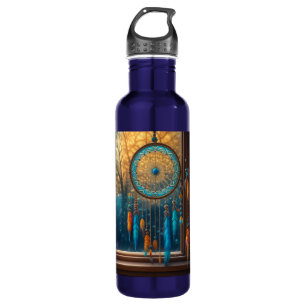 Dreamcatcher in a Window Fall Leaves 710 Ml Water Bottle