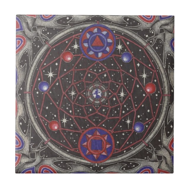 dreamcatcher of inner space tile (Front)