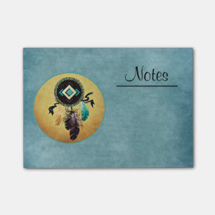 Dreamcatcher on a Blue Background Post-it Notes