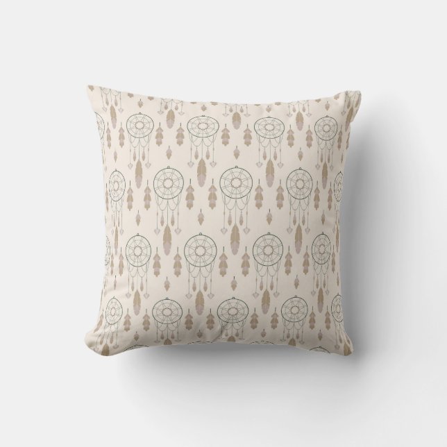 Dreamcatcher Pattern Pillow (Front)