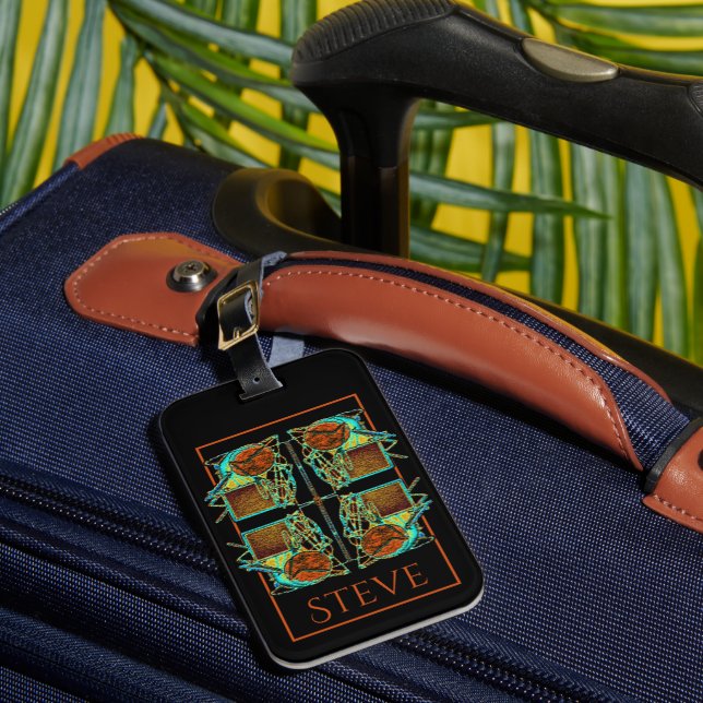 Dreamcatcher Personalised Luggage Tag (Front Insitu 1)