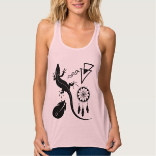 Dreamcatcher - Petroglyph Symbols Southwestern Singlet