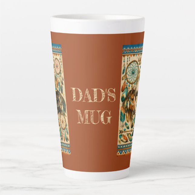 Dreamcatcher Ponies Latte Mug (Front)
