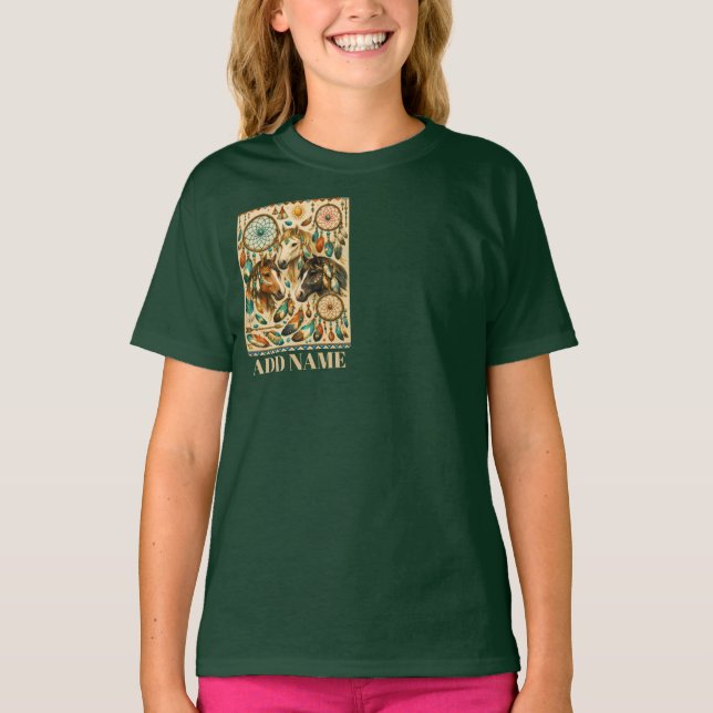 Dreamcatcher Ponies T-Shirt (Front)