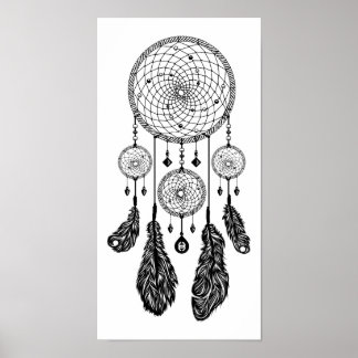 Dreamcatcher - Poster (White)