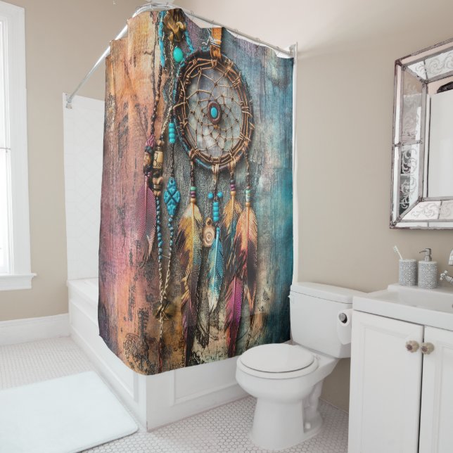 Dreamcatcher Shower Curtain (In Situ)