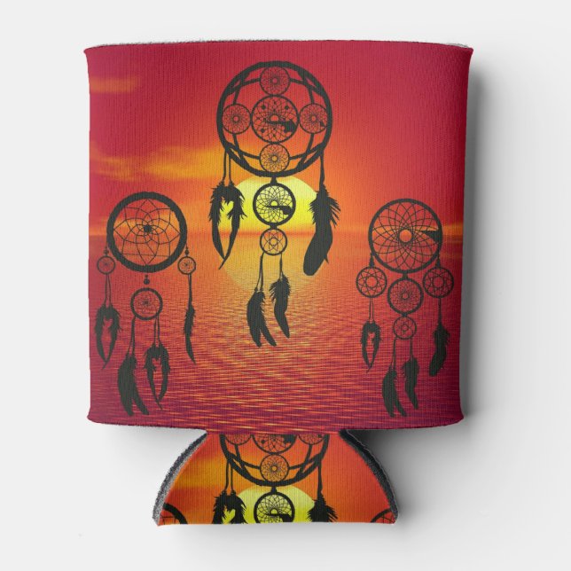 Dreamcatcher Sunset Can Cooler (Front)