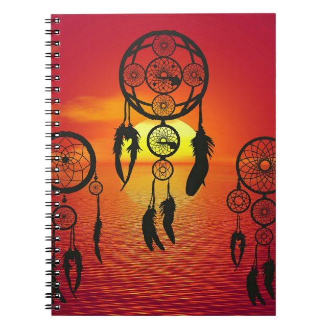 Dreamcatcher Sunset Notebook (Front)