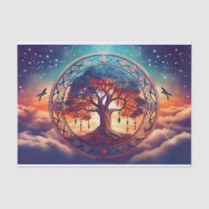 Dreamcatcher Tree of Life, Spiritual Explosion Tissue Paper
