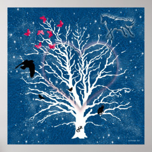 DreamCatcher Tree Poster