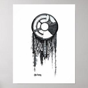 Dreamcatcher - White Background Poster