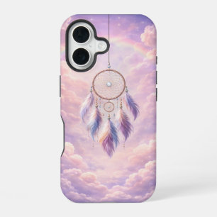 Dreamcatcher with Feathers and Clouds iPhone 16 Case