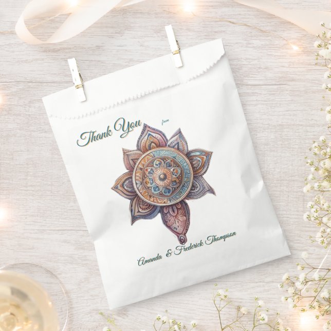 Dreamcatchers in a Bohemian theme Favour Bags (Clipped)