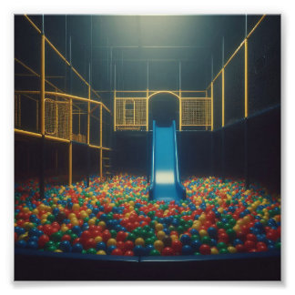 Dreamcore Nostalgic Playground Wall Art