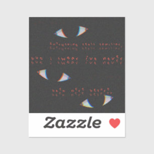 Dreamcore Vinyl Sticker - Eyes