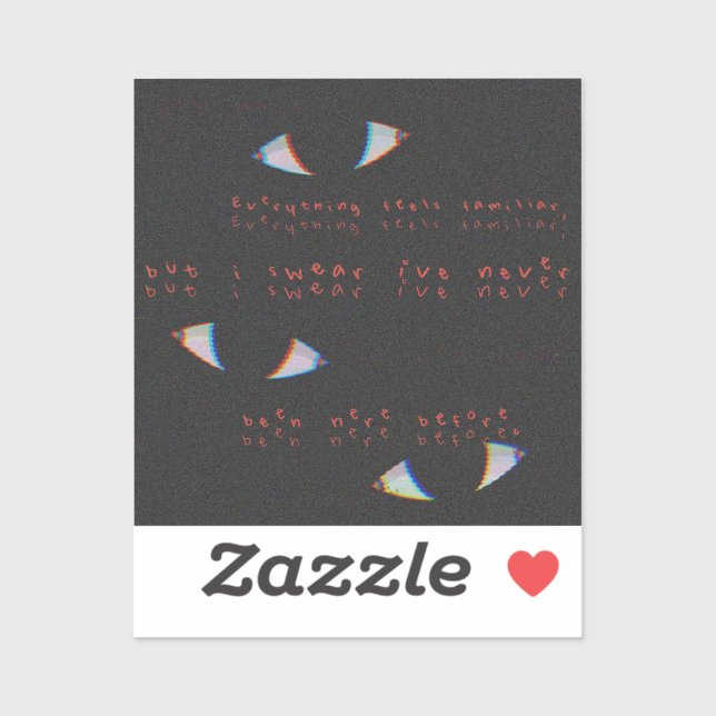 Dreamcore Vinyl Sticker - Eyes (Sheet)