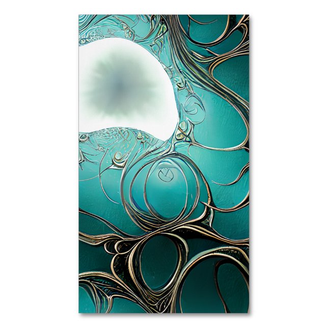 Dreamer Game Illusion of Landscape Matrix Light Da Magnetic Business Card (Front Vertical)
